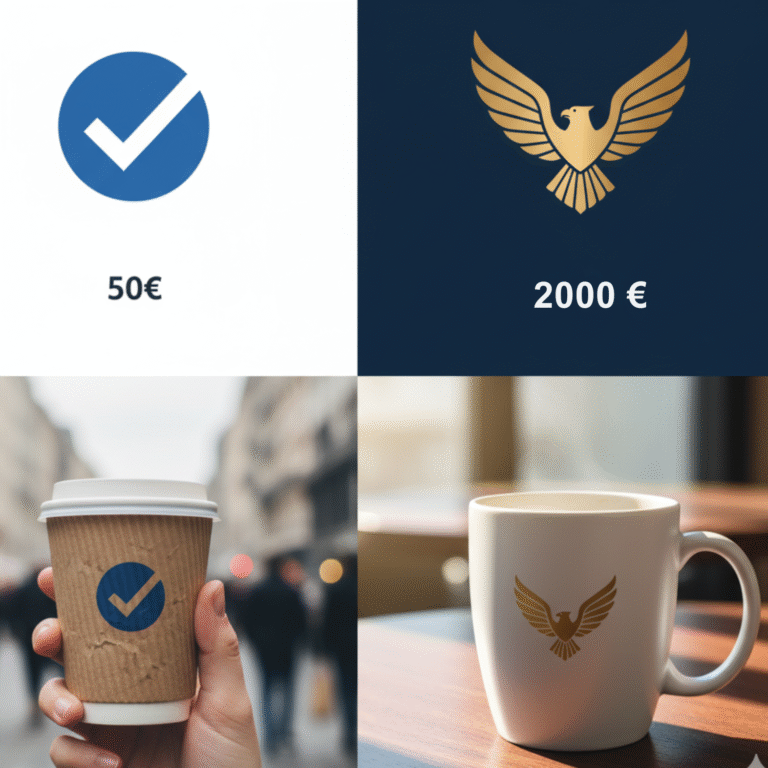 Logo à 50€ vs 2000€ : La vraie différence expliquée